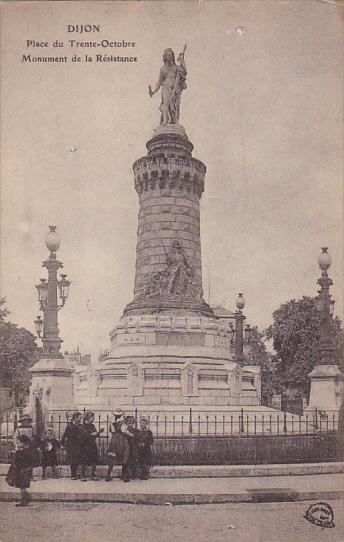 France Dijon Place du Trente Octobre Monument de la Resistance