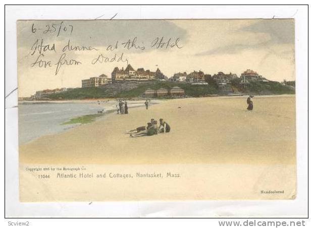 Atlantic Hotel & Cottages, Nantasket , Hull, Greater Boston, Massachusetts, P...