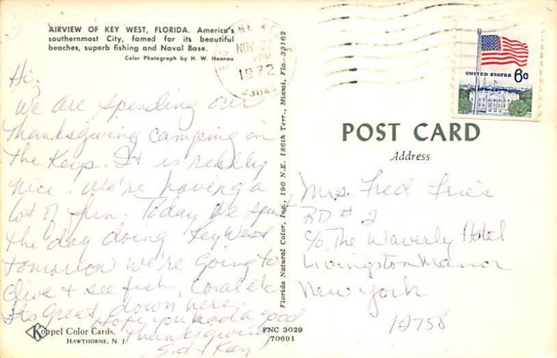 Greetings From Key West Key West FL Postcard