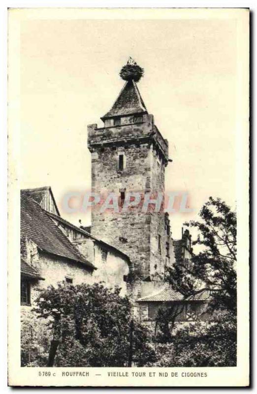 Old Postcard Rouffach Old Tower And Nest Clgognes