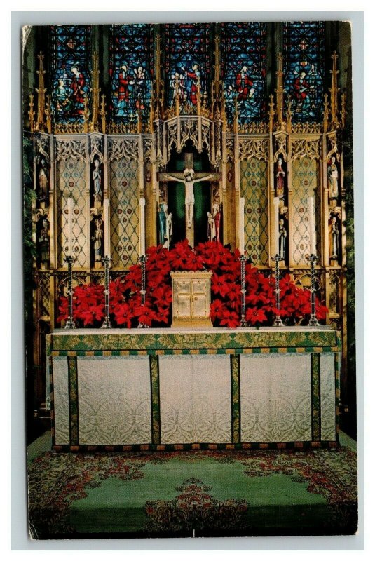 Vintage 1960's Postcard The High Altar St. Paul's Episcopal Church Washington DC