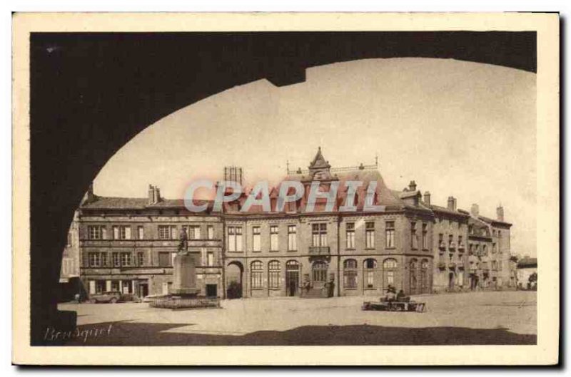 Postcard Old Saint Flour Consular House and Post Office