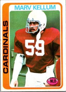 1978 Topps Football Card Marv Kellum St Louis Cardinals sk7141