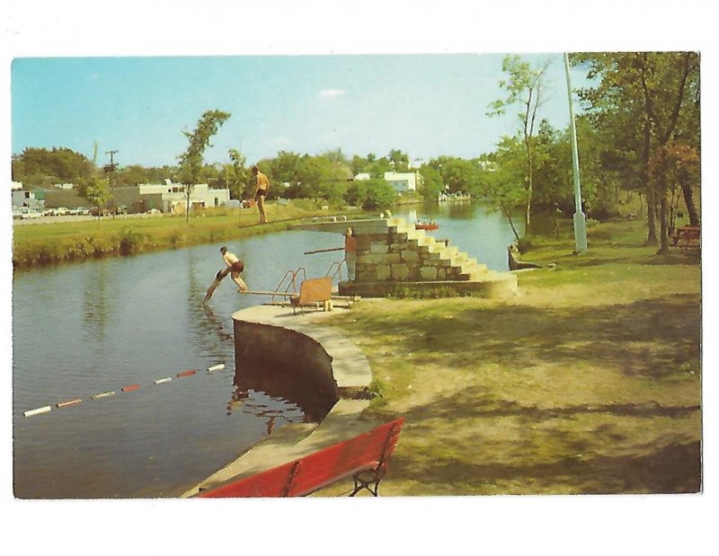 Lions Club Park Summer Fun in York River in Bancroft Ontario Canada