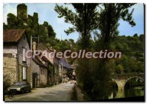 Postcard Old Belcastel Aveyron around Rignac One aspect of the village