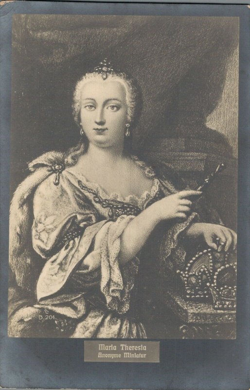 Empress Maria Theresia Anonyme Minafur Austria RPPC 06.81