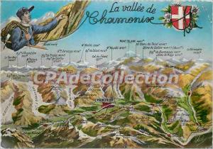Modern Postcard The Chamonix Valley