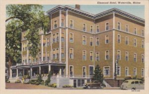 Maine Waterville Elmwood Hotel Curteich