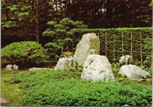 UBC Botanical Garden Vancouver BC Tea Garden Davidson Club Unused Postcard F6