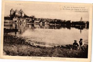 CPA COMBOURG-Chateau Etang et vue générale (265489)