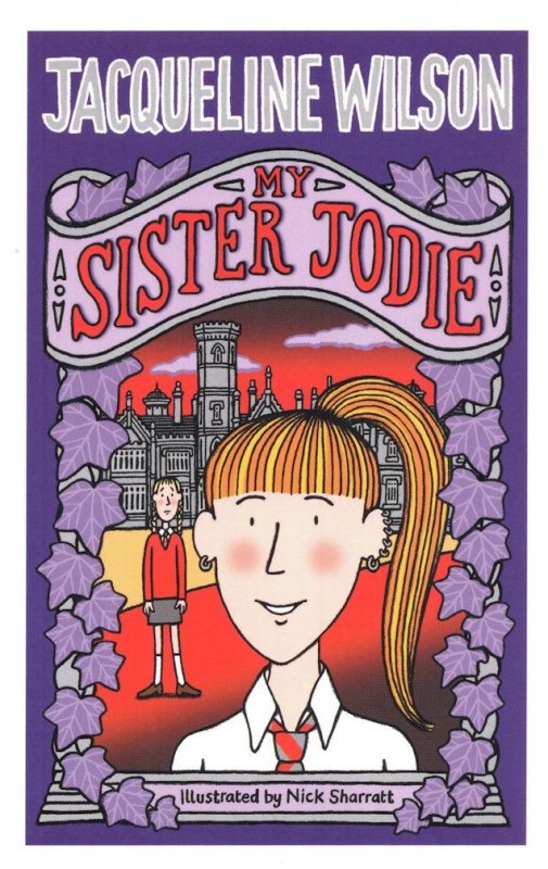 Jacqueline Wilson My Sister Jodie Childrens Book Postcard