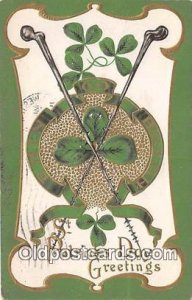 St Patrick's Day Greetings 1908 