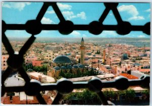 c1970s Aleppo, Syria Birds Eye from Citadel Window Mosque Haleb 4x6 Chrome PC M5