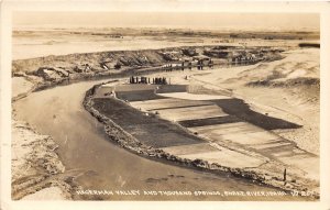 F38/ Snake River Idaho RPPC Postcard c40s Hagerman Valley Thousand Springs