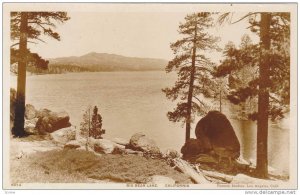 RP; Bird's Eye View, Big Bear Lake, California, PU-1928