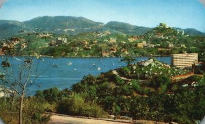 Vista Panoramica Acapulco Guerrero Mexico MX Vintage Postcard