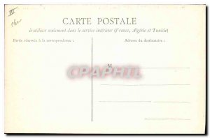 Old Postcard Bourges View has a straight Conde Army Barracks