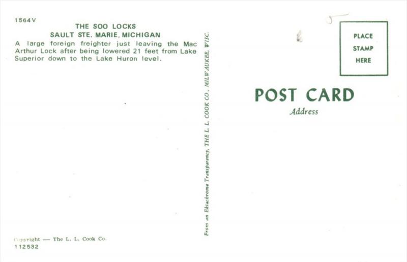 S.S.Wieldrecht  Soo Locks