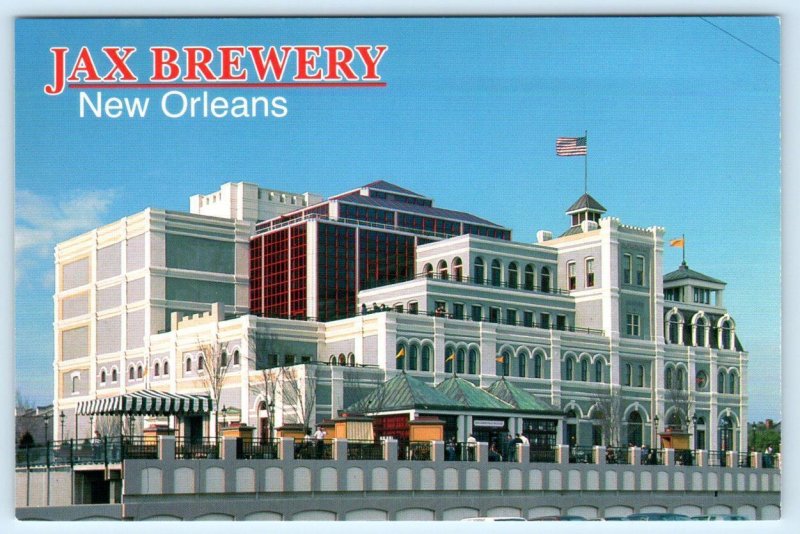 NEW ORLEANS, Louisiana LA ~ Jax Beer JAX BREWERY 1993 ~  4x6 Postcard