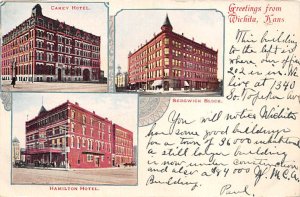 Kerry hotel, Hamilton hotel, Sedgwick Block Wichita Kansas