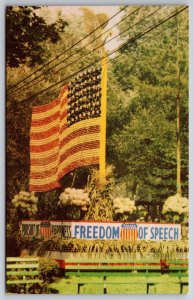 Allentown PA Patriotic~Labor Day Decoration~Apples & Eggplant Flag~Dorney Park
