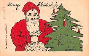 Santa Claus  postal marking on front