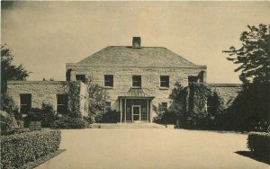 Lisle Illinois Morton Arboretum Building Postcard Meriden Gravure 20-1346