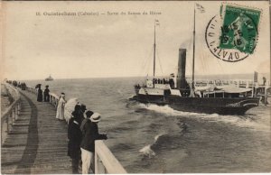 CPA OUISTREHAM Sortie du Bateau du Havre (1250362)