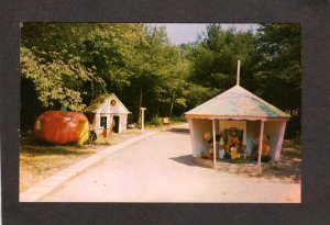 MA King's Castle Land Amusement Park Whitman Massachusetts Postcard Mother Goose