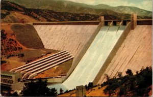 Shasta Dam Redding CA California Central Valley Project Postcard UNP Selithco 