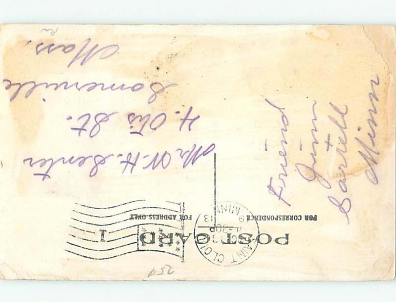 Divided-Back PENNANT POSTCARD St. Cloud Minnesota MN HM5121