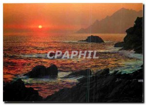 Modern Postcard The Mediterranean Sunset