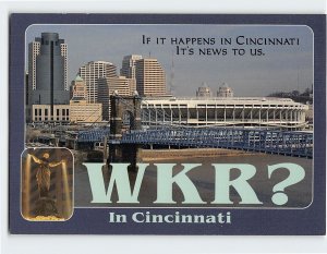 Postcard If It Happens In Cincinnati, It's News To Us., WKR? In Cincinnati, Ohio