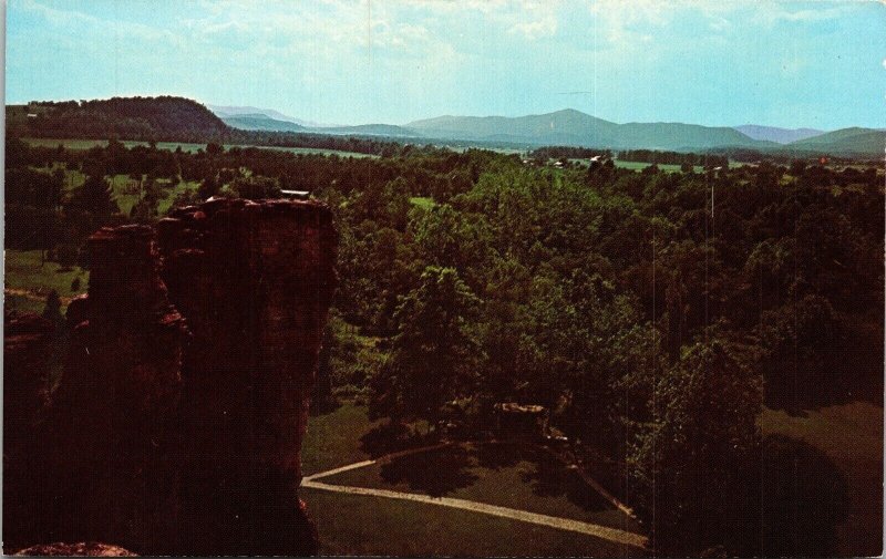 Natural Chimneys Regional Park Cliffs Scenic Landscape UNP Vintage Postcard 