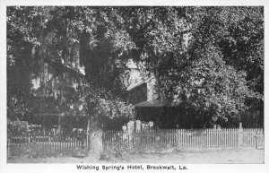 Breckwait Louisiana Wishing Spring's Hotel Vintage Postcard AA67172