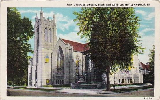 First Christian Church Sixth And Cook Streets Springfield Illinois