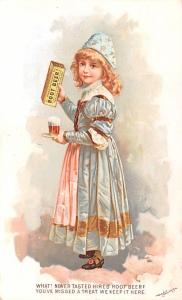 Root Beer Trade card backing Advertising Unused 