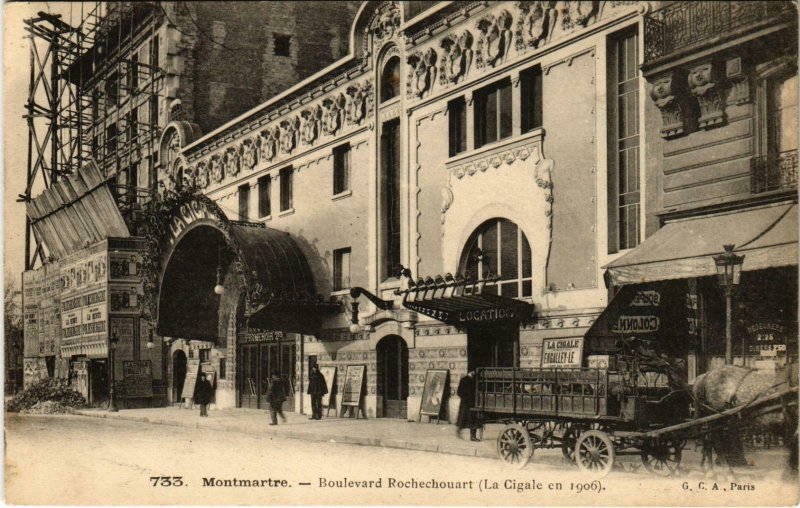CPA AK PARIS 18e Montmartre. Boulevard Rochechouart (575868)