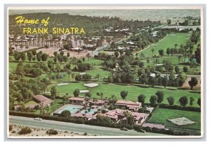 Postcard Home Of Frank Sinatra Continental Aerial View Palm Springs California