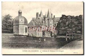 Old Postcard The Glass Castle Rocks Lady Sevrgne