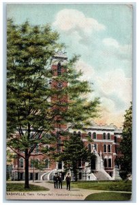 Nashville Tennessee Postcard College Hall Vanderbilt University c1910 Tuck & Son