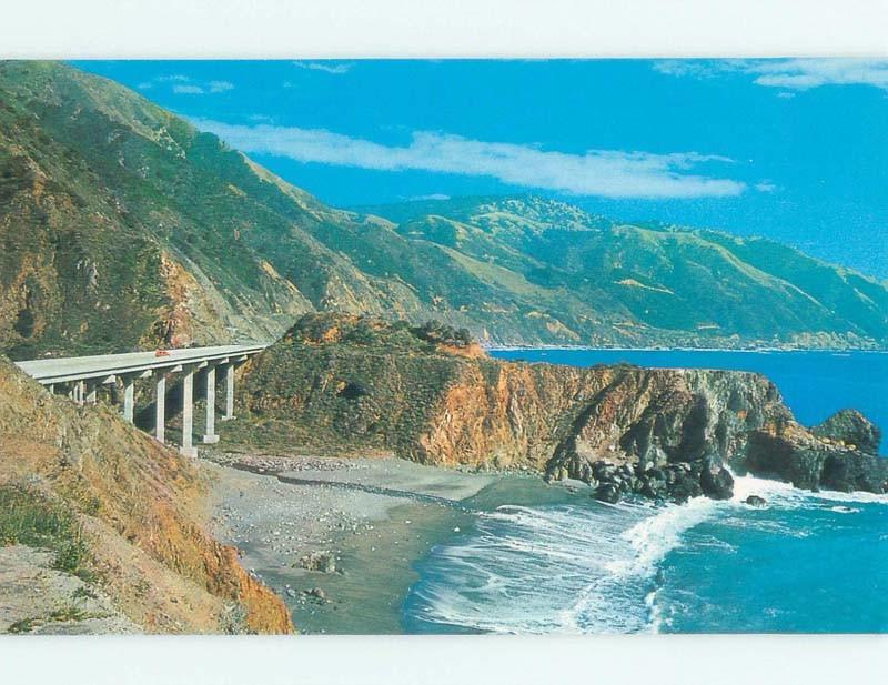 Unused Pre-1980 LINEKILN CREEK BRIDGE Big Sur - Near Carmel California CA d3818