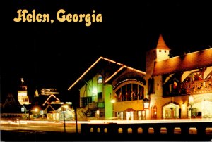 Georgia Helen Alpine Village At Night