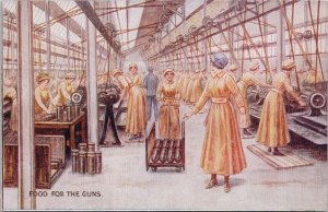 Food For The Guns Women Munitions War Bond Campaign Victory Bonds Postcard H47