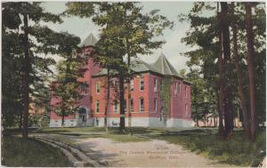 BLUFFTON Ohio Postcard Allen County Lima 1910 CENTRAL MENNONITE CHURCH #9