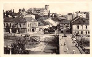 PREROV CZECHOSLOVAKIA ELEVATED PANORAMIC VIEW PHOTO POSTCARD 1956