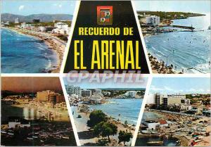 Postcard Modern Recuerdo El Arenal