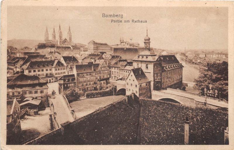 BG25658 bamberg partie am rathaus    germany