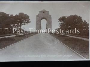 c1926 RP - Arch of Rememberance (from Leicester Gate) Leicester