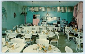 AUBURN, CA California  MARY BELL'S RESTAURANT Interior c1950s Roadside Postcard